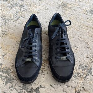 Boss Black Men's Lace-Up Low-Top Sneakers